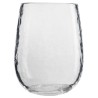 Vaso para vino hammered de cristal