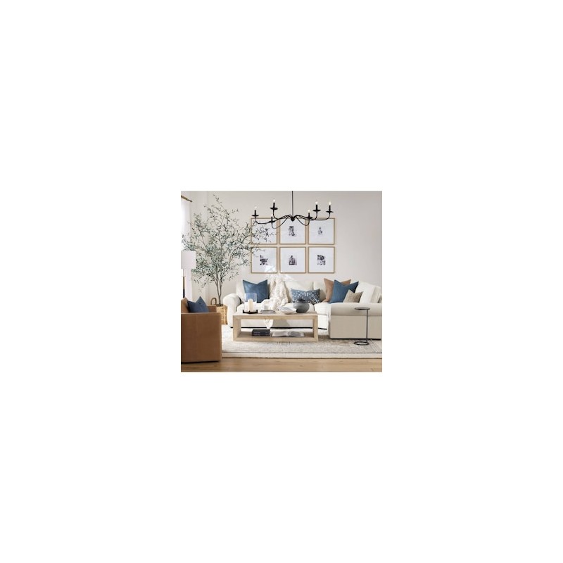 Sala modular derecho Pearce Roll de tela