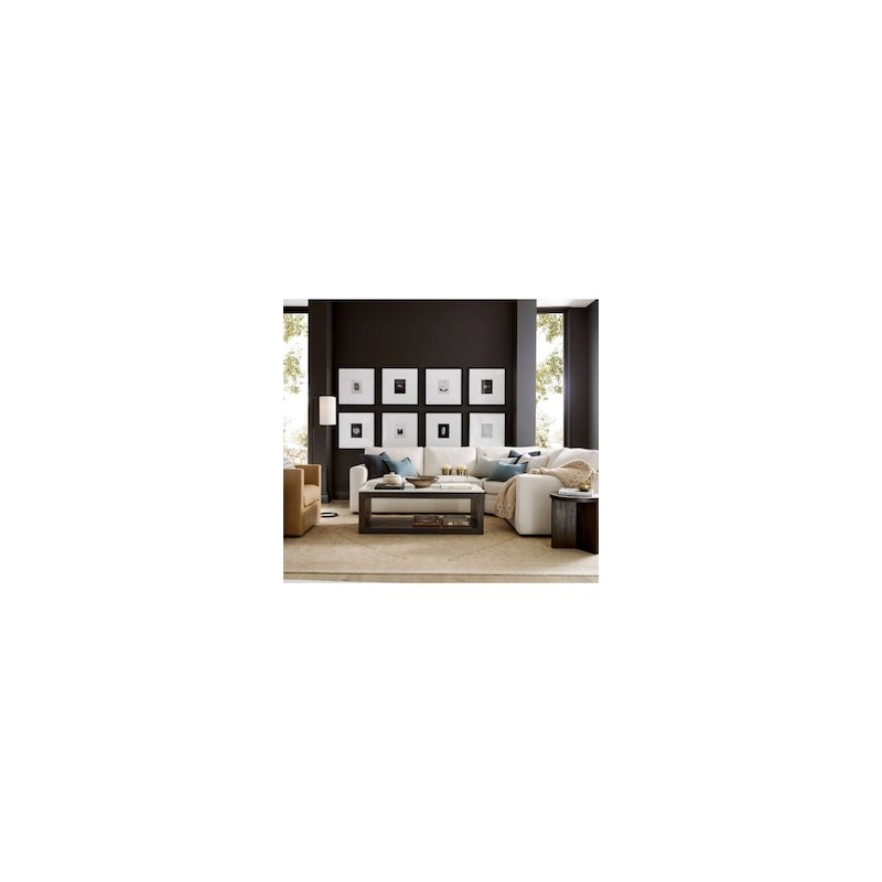 Sala modular derecho Pearce de tela