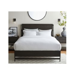 Cama Warren de madera queen size