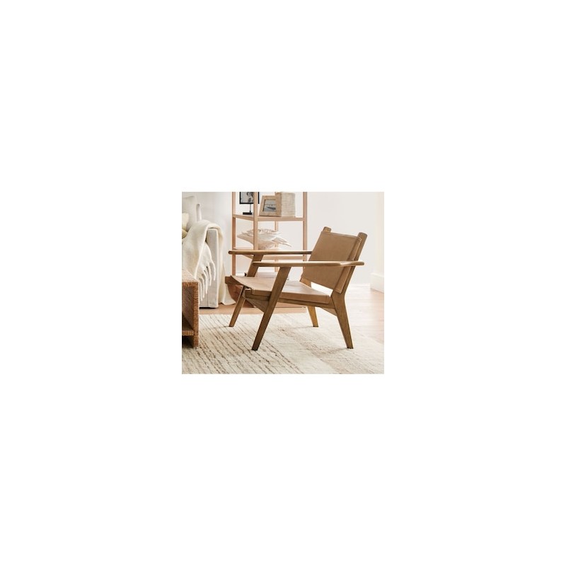 Sillón Cabot Leather estilo contemporáneo de piel