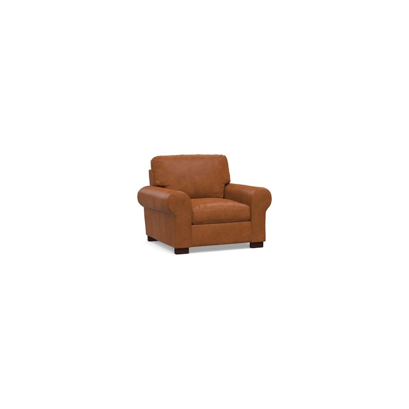 Sillón Turner estilo contemporáneo de piel