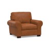 Sillón Turner estilo contemporáneo de piel