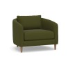 Sillón Remmy estilo contemporáneo de tela