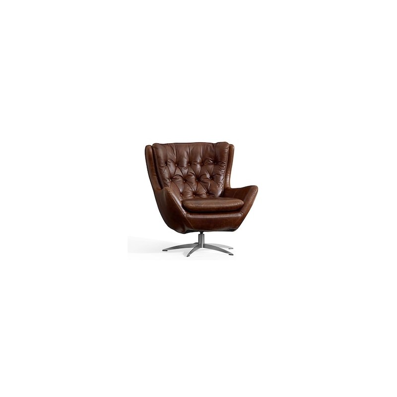 Sillón Wells estilo contemporáneo de metal