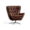 Sillón Wells estilo contemporáneo de metal