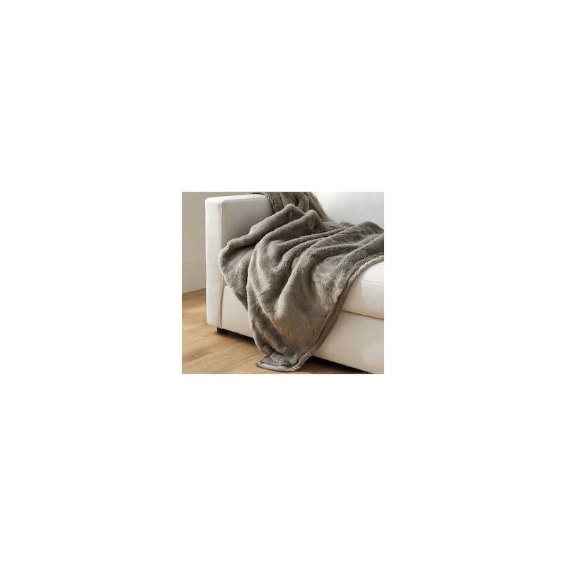 Frazada de tejido plano Faux Fur
