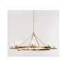 Candelabro de metal Chamberlin 8-Light Round