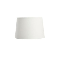 Pantalla Gallery Tapered Linen Mediana Blanco