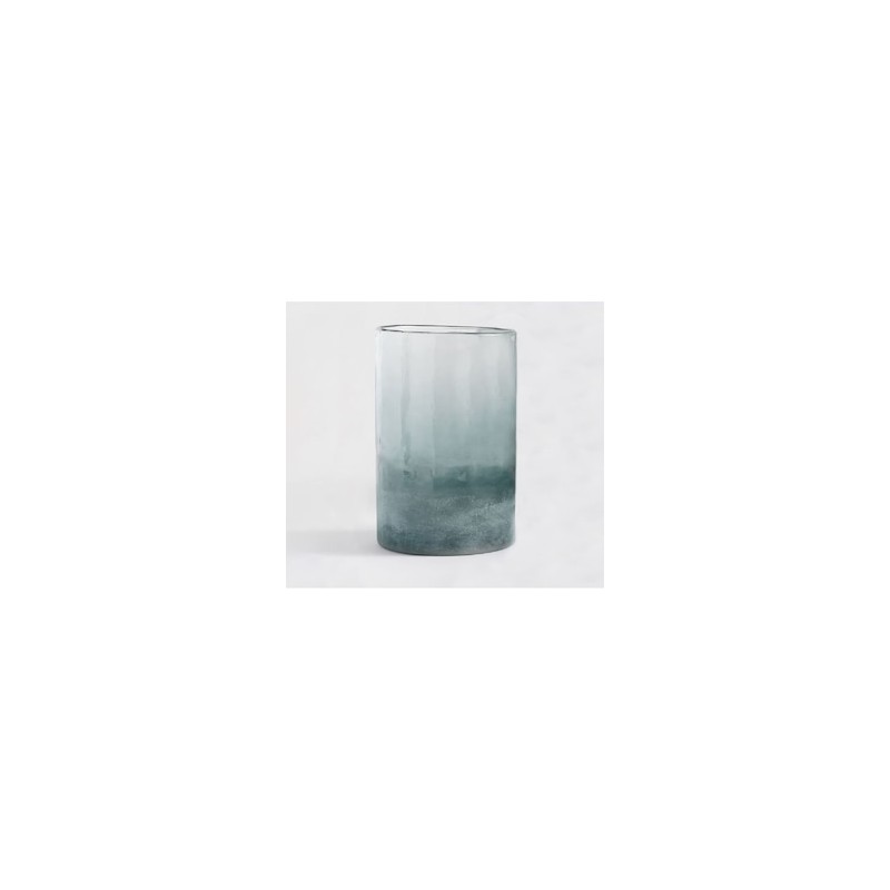 Portavela Montauk Frosted de vidrio