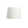 Pantalla Gallery Tapered Linen Grande Blanco