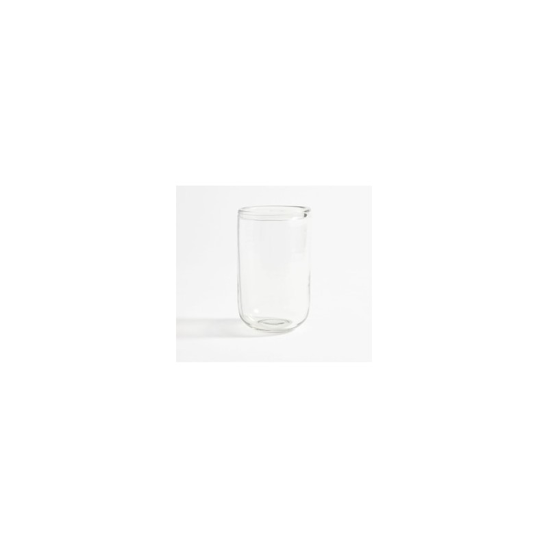 Portavela Brie Rolled Glass de vidrio