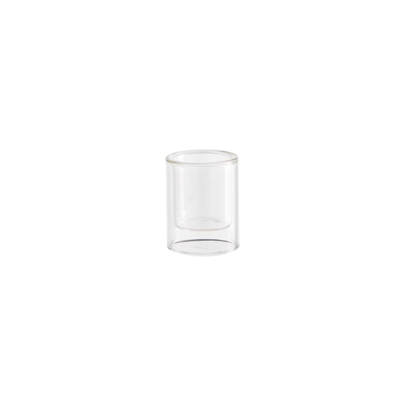 Portavela Floating Glass de vidrio