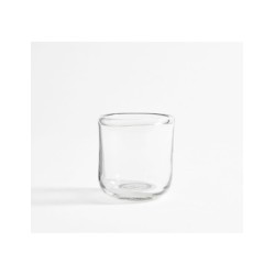 Portavela Brie Rolled Glass de vidrio