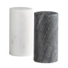 Set de Salero y Pimentero Black & With Marble