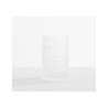 Vaso largo Jupiter Hobnail de vidrio