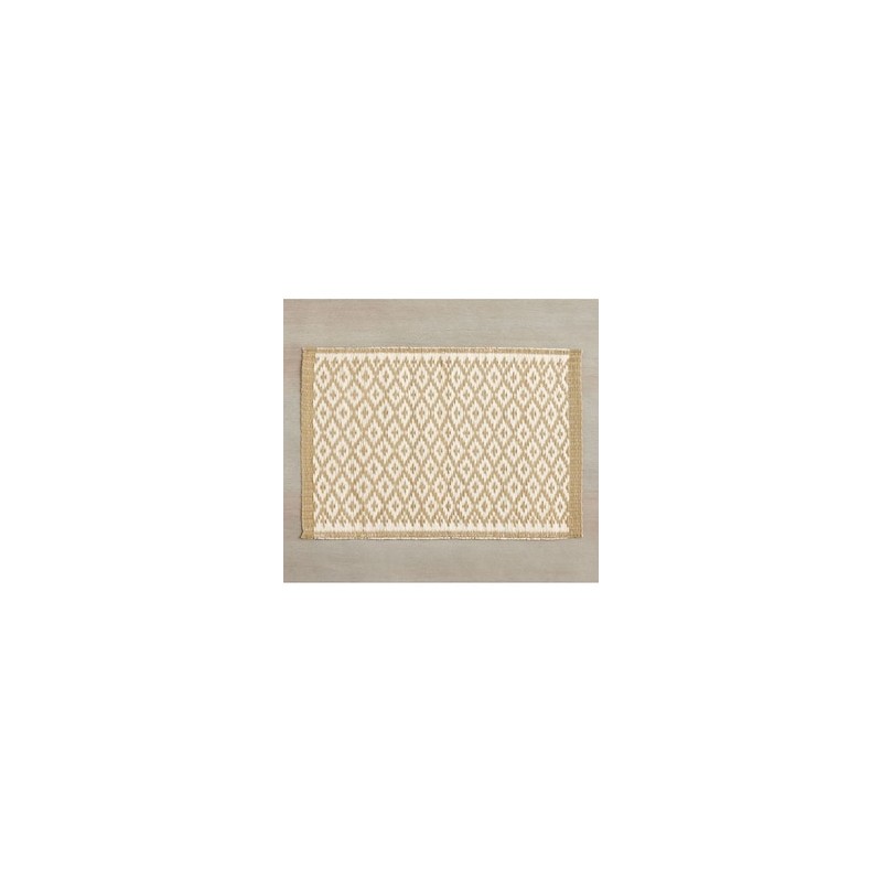 Mantel rectangular de algodón Kanthi Reed Placemats