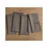 Servilletas Frayed Oversized de lino 4 piezas