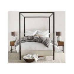 Cama Atwell de acero king size