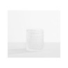 Vaso corto Jupiter Hobnail de vidrio