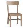 Silla Benchwright de madera de caucho