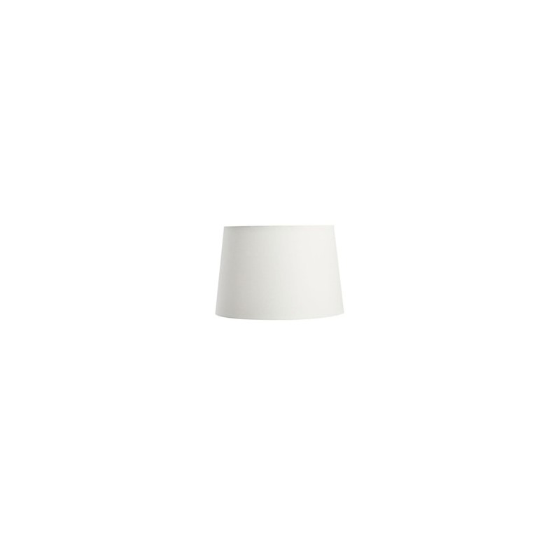 Pantalla Gallery Tapered Linen Mediana Blanco