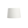 Pantalla Gallery Tapered Linen Mediana Blanco