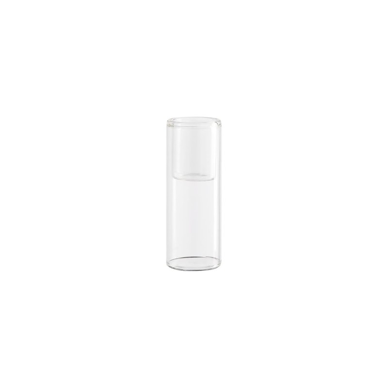 Portavela Floating Glass de vidrio