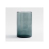 Portavela Montauk Frosted de vidrio