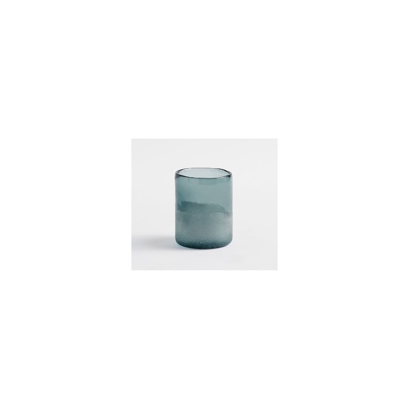 Portavela Montauk Frosted de vidrio