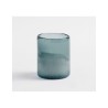 Portavela Montauk Frosted de vidrio