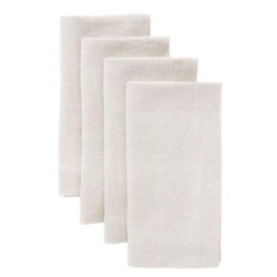 Set de servilletas Mason de lino 4 piezas