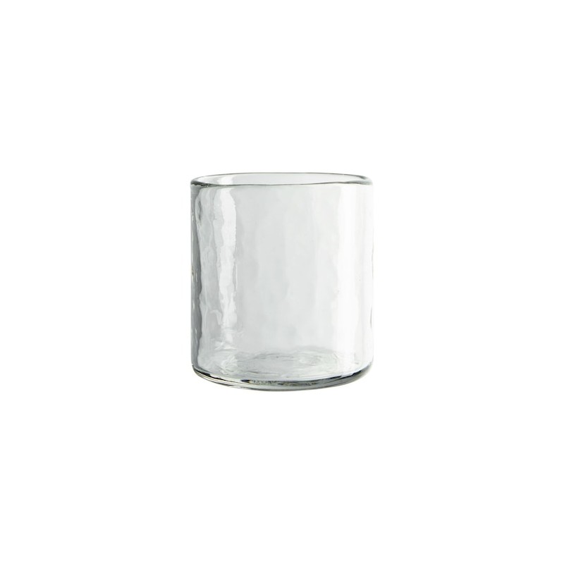 Vaso doble old fashion Hammered de cristal