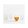 Set de vasos cocktail Skull de vidrio con 4 piezas