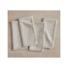 Set de servilletas Frayed de lino 4 piezas