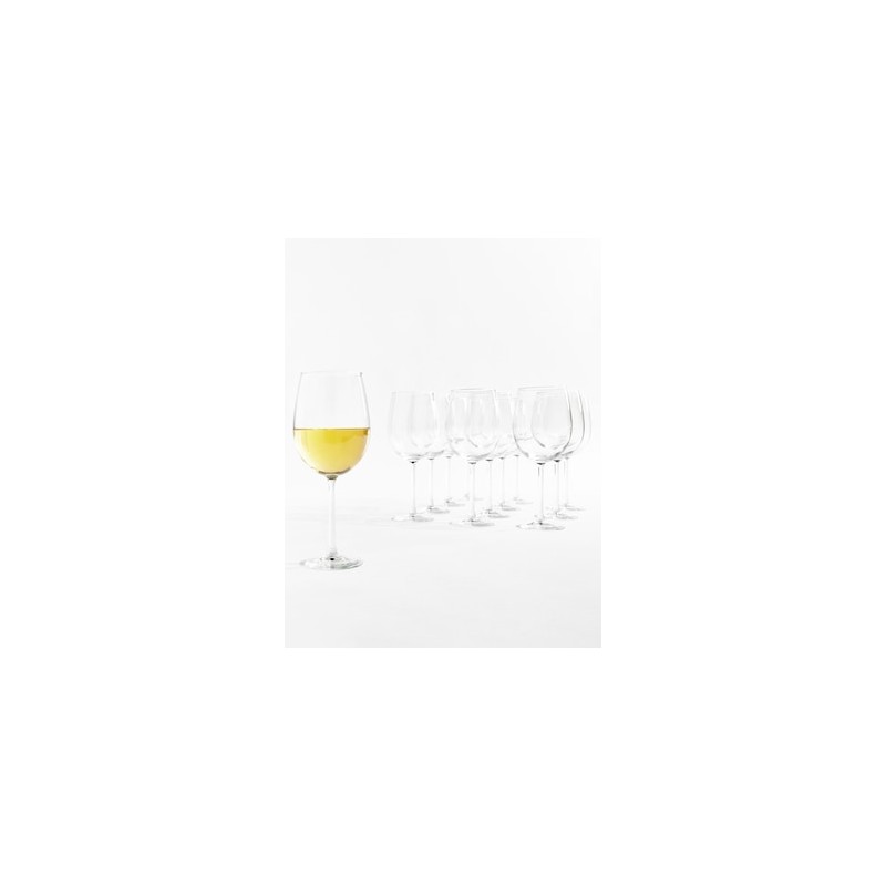 Set de copas para vino Essentials de vidrio 12 piezas