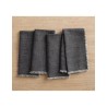 Set servilleta Frayed Oversized de lino 4 piezas