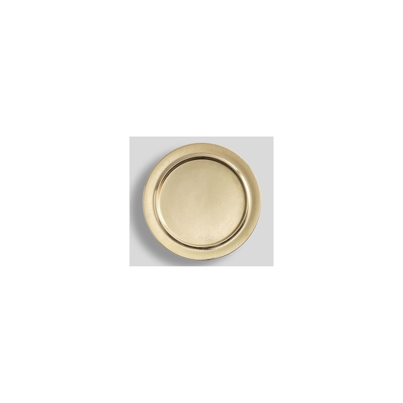 Plato base Rustic Charger de aluminio